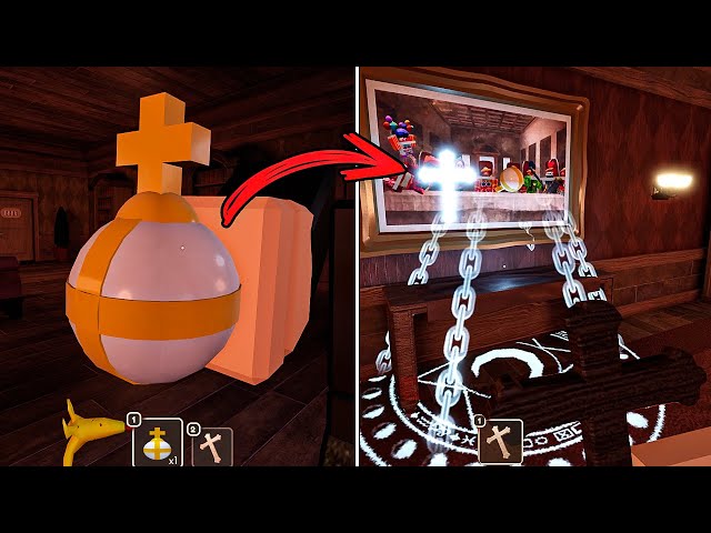 USING HOLY GRANADE on NOOB FIGURE - Roblox Doors (Hard Mode) 