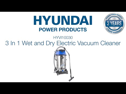 HYUNDAI HYVI10030 3000W Triple Motor 3 IN 1 Wet and Dry Electric HEPA Filtration Vacuum Cleaner