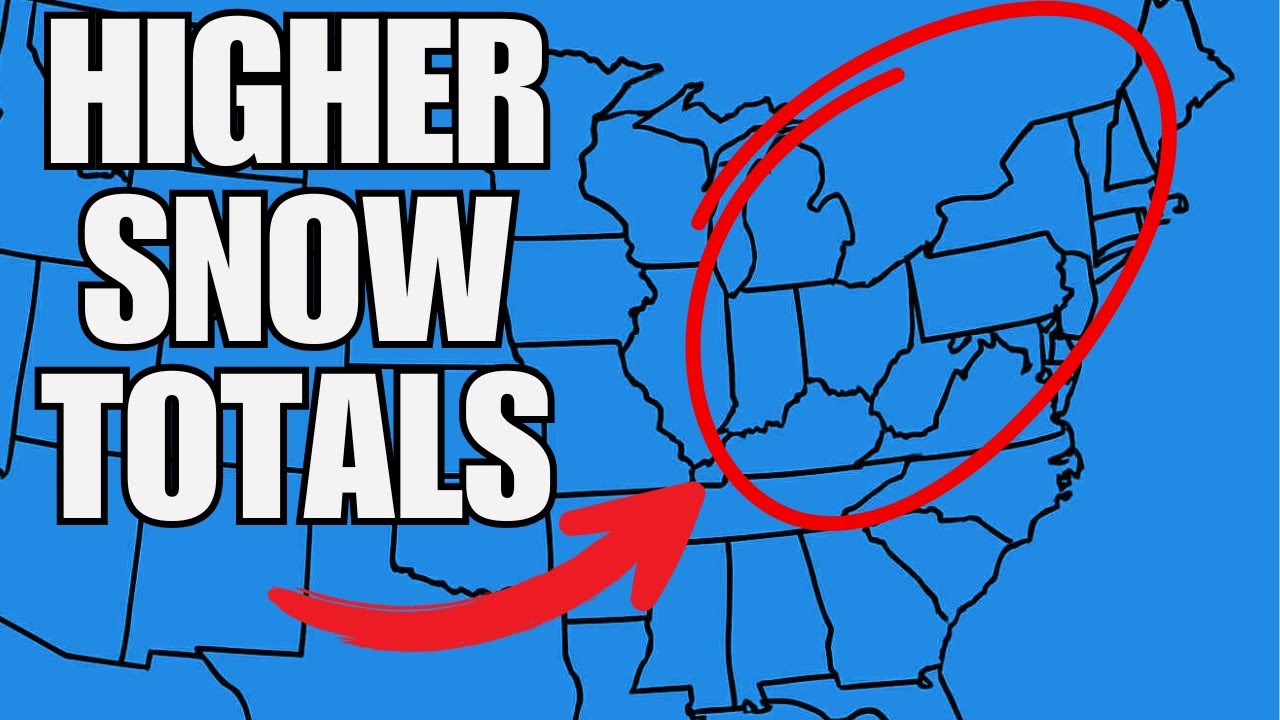 New Snow Totals & Timing | Updated Forecast - YouTube