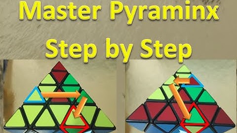 How to Solve Master 4x4 Pyraminx Step by Step ElectricAvi English Tutotial