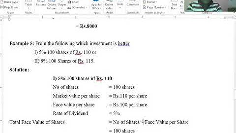 Shares & Dividend - Business Mathematics & Statistics - Lecture 4