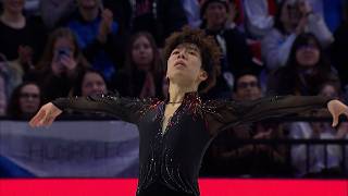 佐藤駿 世界選手権2026 フリー演技 (解説：日本語) ｜ フィギュア