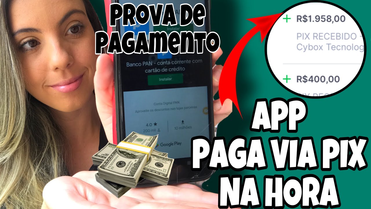 BAIXOU GANHOU 5 REAIS – APP PAGA VIA PIX – Como ganhar dinheiro Online