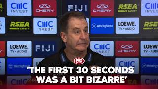 Lyon confused by Voss' tactics on Wilkie I St Kilda Saints Press Conference I Fox Footy
