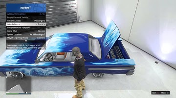 Gta v how to get trunk and hood off easy