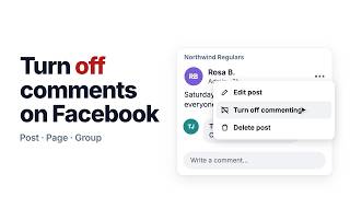 How to Turn Off Comments on a Facebook Post, Page or Group (2026)