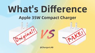 What’s the Difference Between Original and Fake Apple 35W Compact Charger