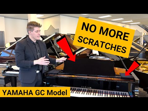 Видео: Yamaha GC Grand Piano: Velvet Music Desk Cover