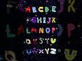 ABC Song Shorts for Kids | Colorful Alphabet Friends | Uppercase A–Z Fun #abcsong #alphabetsong