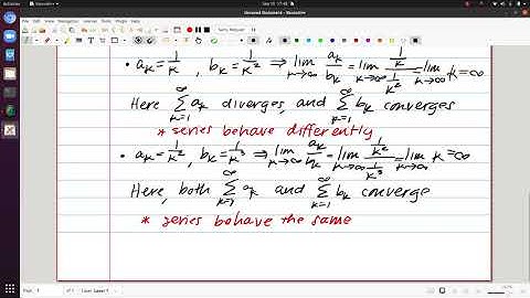 Integral, Comparison & Ratio Test Video 5 - Limit Comparison Test
