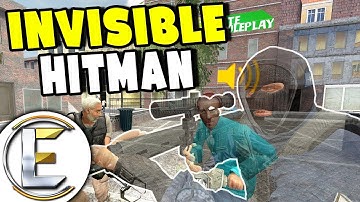 Invisible Hitman - Gmod DarkRP Life (Taking Out People With Invisibility Cloak)