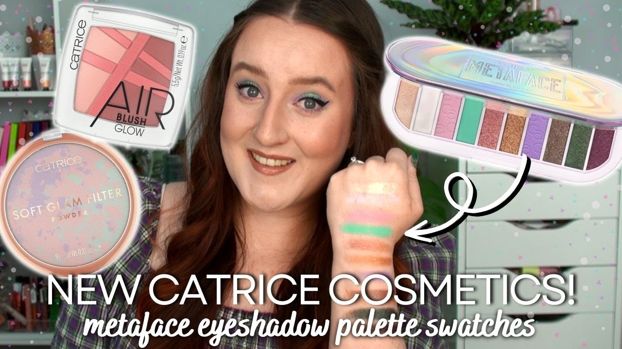 NEW CATRICE COSMETICS METAFACE EYESHADOW PALETTE - Air Blush Glow and Soft  Glam Filter Powder Review 