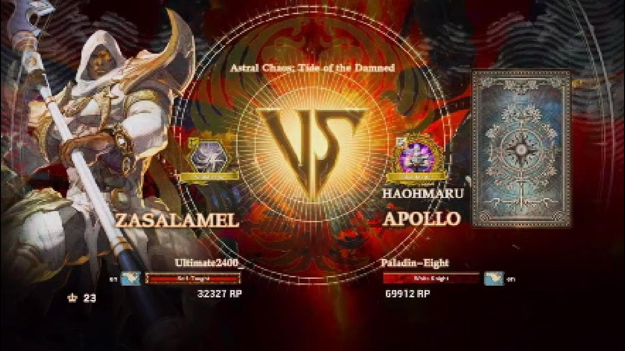Soul Calibur 6: Ranked Match 533 (Zasalamel VS Paladin-Eight)