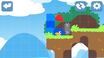 Snakebird Level 3 Walkthrough