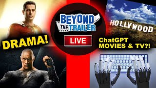 The Rock vs Zachary Levi over Shazam 2 Black Adam! ChatGPT aka Artificial Intelligence in Hollywood