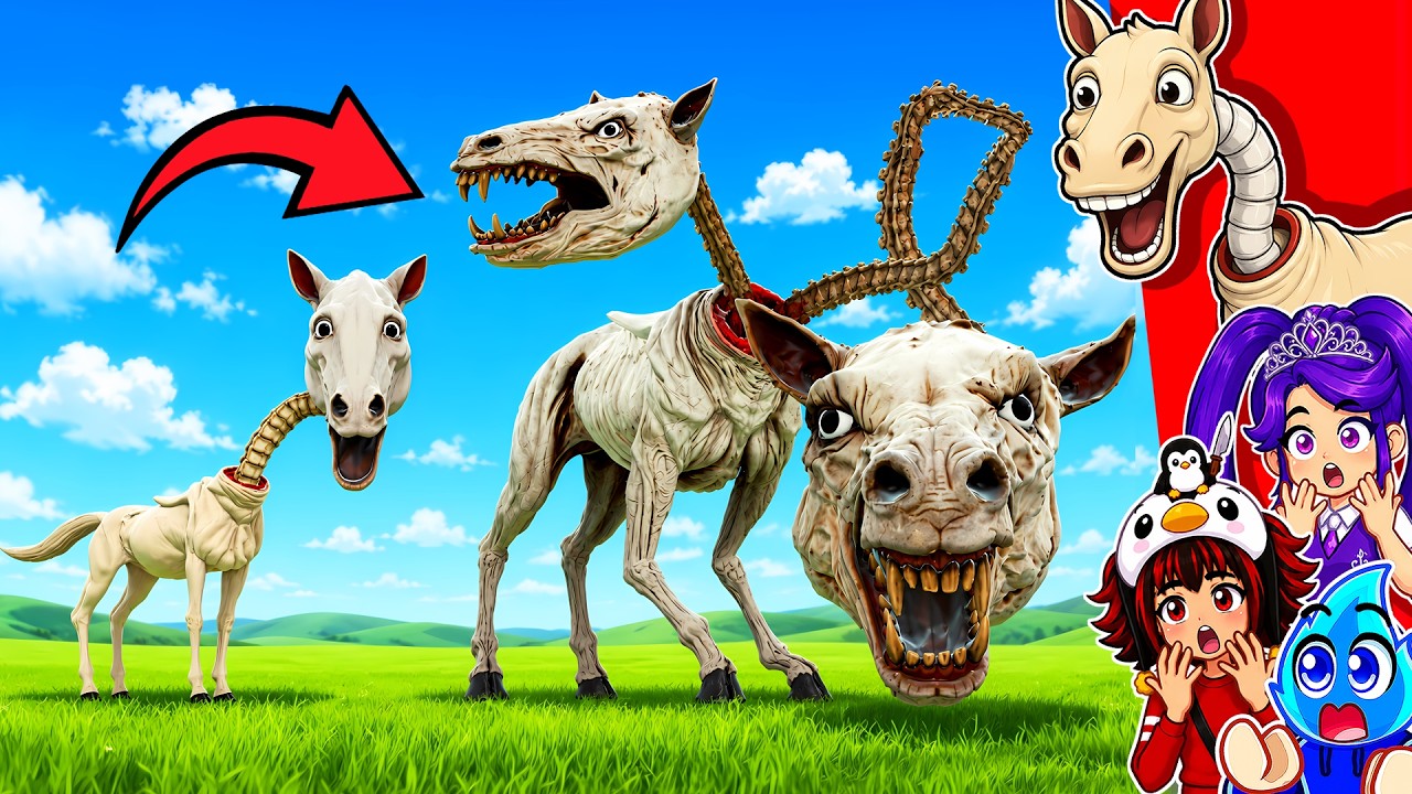 EVOLUTION of LONG NECK HORSE in GMOD..?!