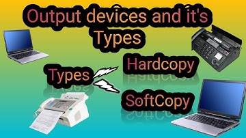 What is output?what are types of output?Name different types of output devices.in Urdu/Hindi