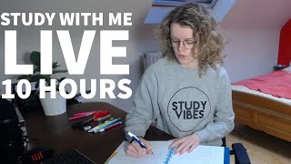 Study With Me LIVE 10 HOURS