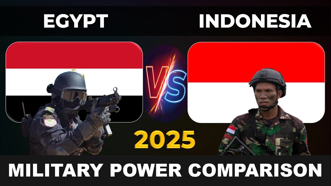 Egypt vs Indonesia Military Power Comparison 2025 - YouTube