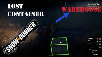 SnowRunner Crane and LOST CONTAINER MISSION [READ DESCRIPTION FOR HINTS]