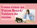 Como hacer un Vision Board/ Tablero de Visión