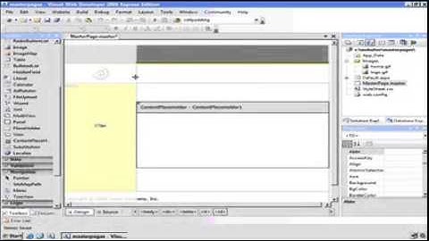 ASP NET Tutorial   Master Pages & Site Navigation   Video 01