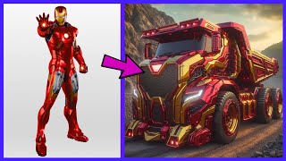 AVENGERS But MINING TRUCK VENGERS 🔥 All Characters (marvel & DC) 2024💥