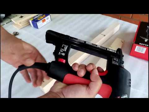 Монтаж деревянной вагонки электрическим степлером 4PRO