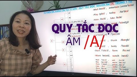 Phát Âm Tiếng Anh- Quy Tắc Đọc Nguyên Âm [ A ] Trong 1 Từ Rất Hay!