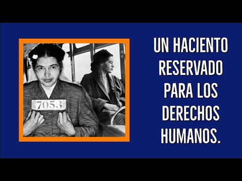 LA HISTORIA DE (ROSA PARKS) un haciento reservado para los derechos Humanos.