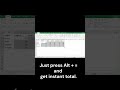 Excel Shortcut That Will Save Your Time! ⚡