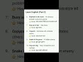 English tutorial #ytshorts #english #trending #vocabulary