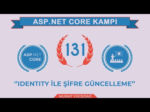 #131 Asp.Net Core 5.0 Proje Kampı Identity ile Şifre Güncelleme