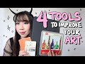 MY TOP 4 ART TOOLS (that helped improve my art!)