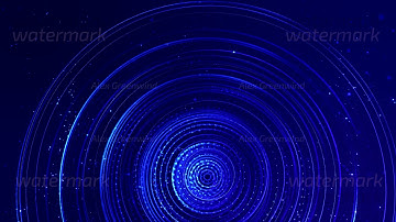 4k looped sci-fi particle background, bokeh and light effects. Glow blue particles form lines