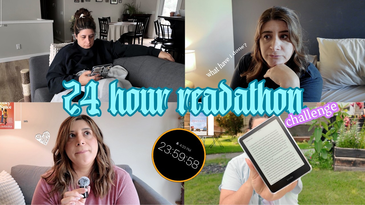 I Tried Reading for 24 Hours This Month 📚 | Chatty Readathon Challenge ...