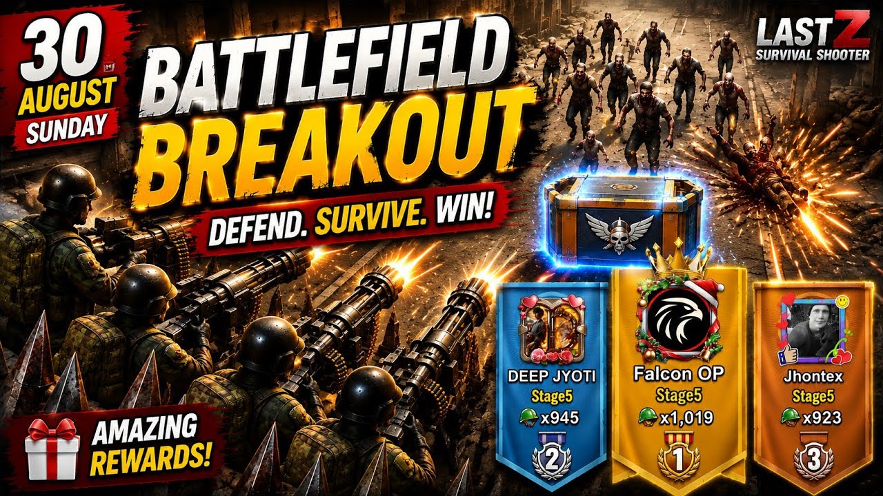 Battlefield Breakout 30 August Last Z Survival Shooter - YouTube