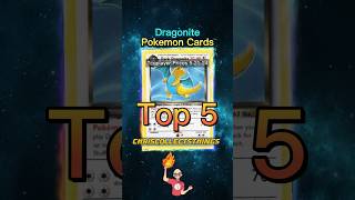 Top 5 DRAGONITE Pokemon Cards 👀 #shorts #pokemontcg #dragonite