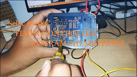 selec 800XC timer controller programming