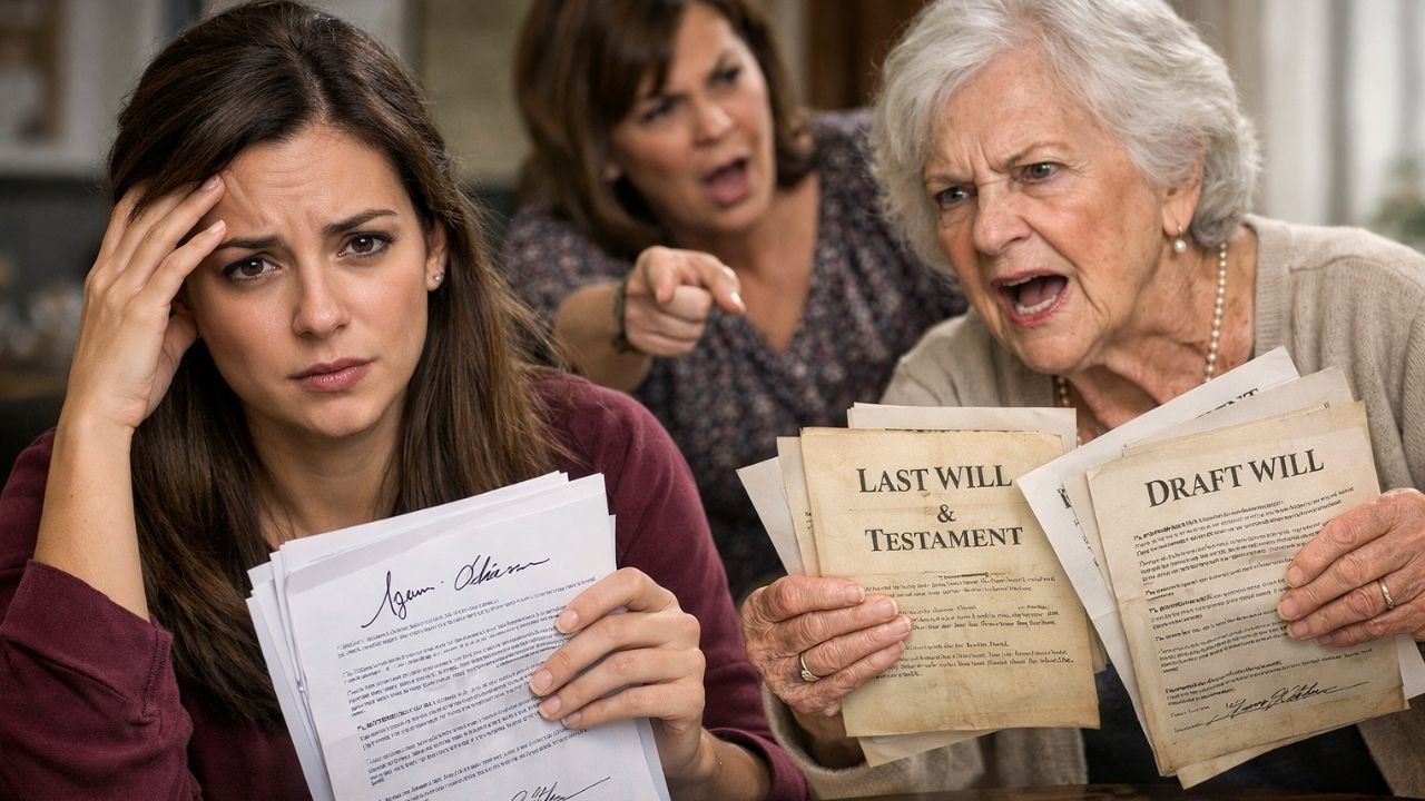 My aunt accused me of forging Grandma’s will. Grandma was alive—and had 30 years of saved drafts.