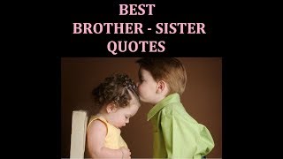 brother sister quotes