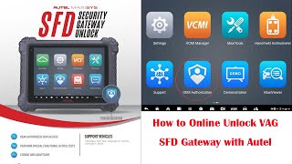 Celebrity How to Online Unlock VAG SFD Security Gateway with Autel Scanners- OBDII365 Wealth