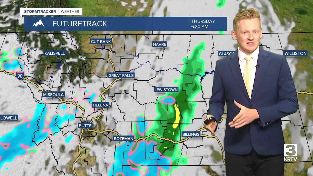Cooler temps with rain and mountain snow showers to wrap up the work ...