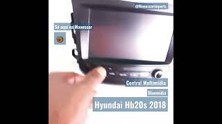 Central Multimídia Bluemidia Hyundai HB20s 2017 2018 2019