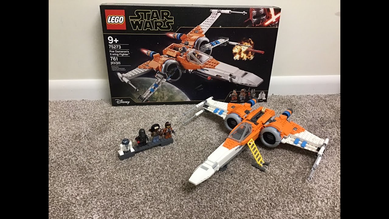 Poe Dameron’s x-wing star fighter~75273~Review!!