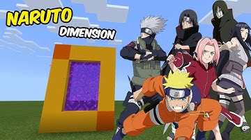 PORTAL to the NARUTO Dimension | Minecraft PE