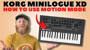 Korg Minilogue XD // How To Use Motion Mode On The Sequencer