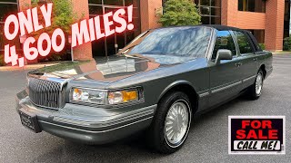 4,600 miles! 1997 Lincoln Town Car Signature FOR SALE by Specialty Motor Cars