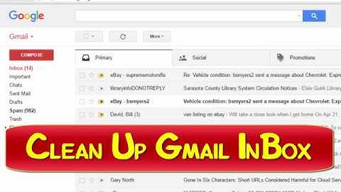Easy way to Clean up Gmail Inbox and free up gmail storage