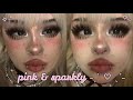pink &amp; sparkly huge doll eyes tutorial !! (˵ •̀ ᴗ - ˵ ) ✧